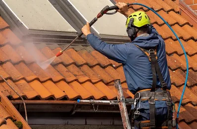 Démoussage et hydrofuge de toiture aux Roches-l'Évêque
